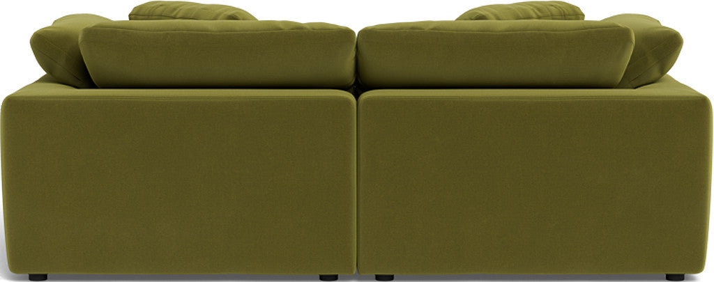 Fluffy 89" 2 Piece Sofa w/Otto - Dream Apple