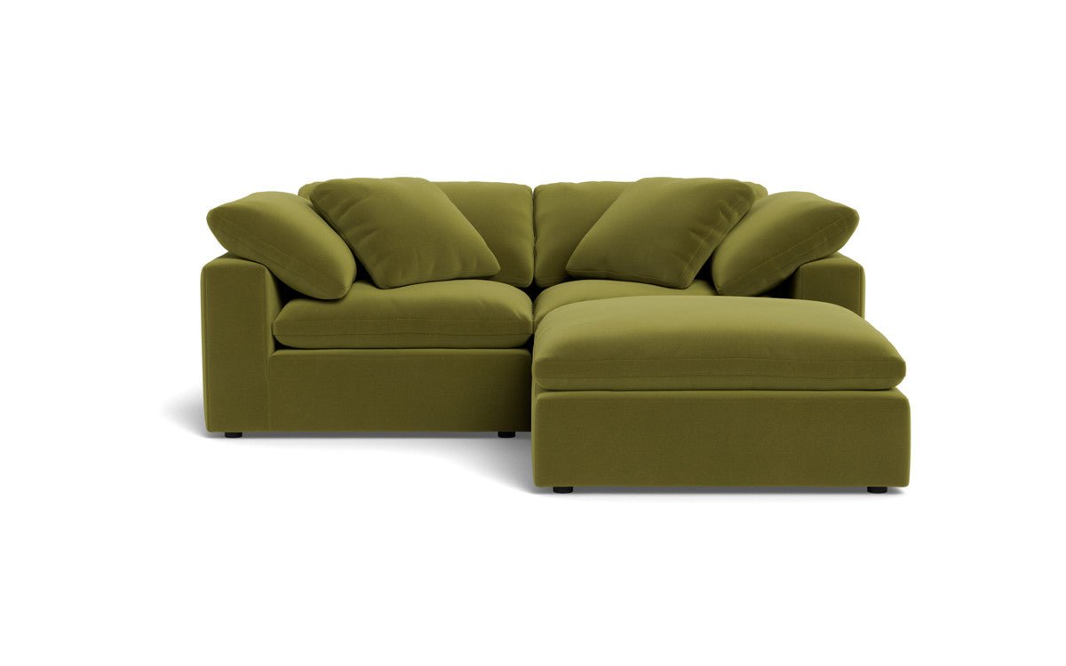 Fluffy 89" 2 Piece Sofa w/Otto - Dream Apple