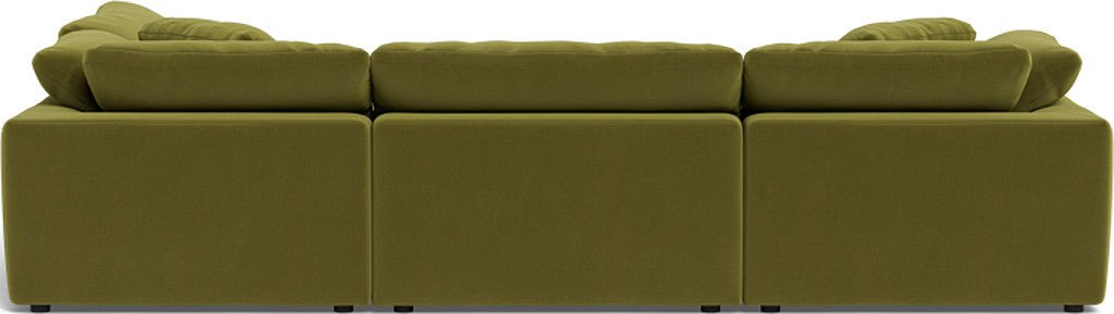 Fluffy 133.5" 4 Piece Sectional w/Otto - Dream Apple