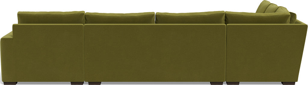 Mesa 156" Corner Sectionals w. Right Chaise - Dream Apple