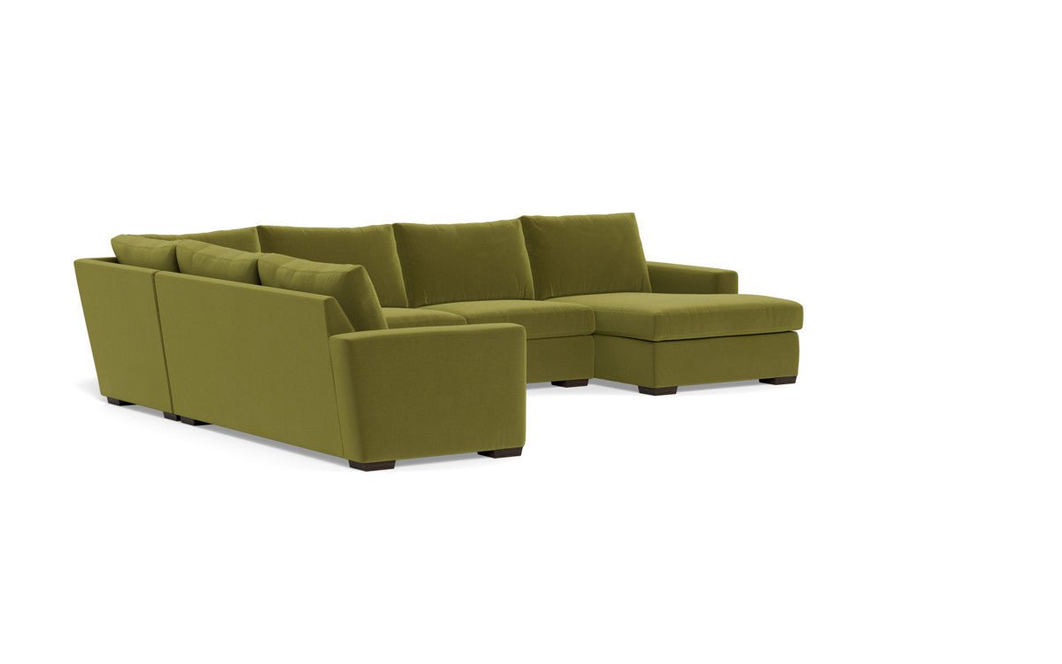 Mesa 156" Corner Sectionals w. Right Chaise - Dream Apple