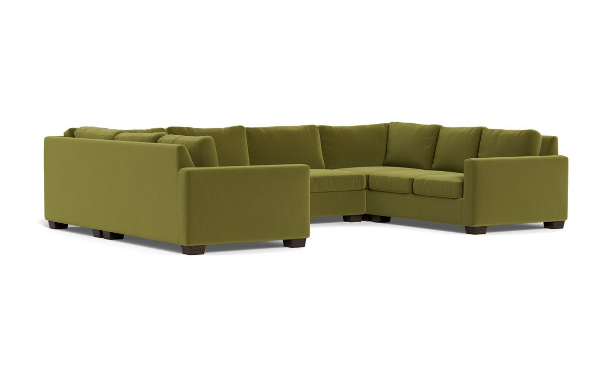 Track 141" Corner Sofa U Sectional - Dream Apple