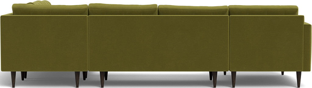 Wallace 130" Corner Sectionals w. Left Chaise - Dream Apple