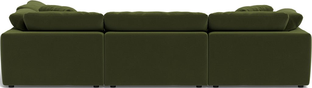 Fluffy 133.5" 4 Piece Sectional w/Otto - Dream Olive