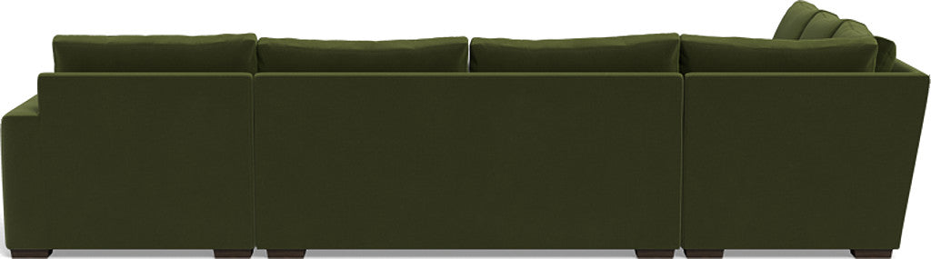 Mesa 156" Corner Sectionals w. Right Chaise - Dream Olive