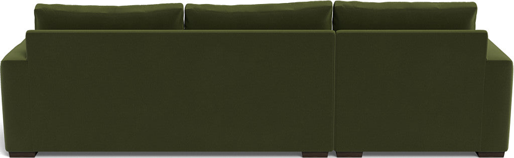 Mesa 123" Left Chaise Sectional - Dream Olive