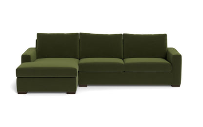 Mesa 123" Left Chaise Sectional - Dream Olive