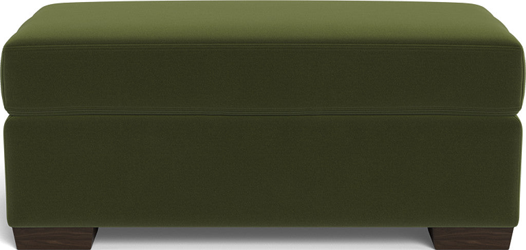 Mesa Storage Ottoman - Dream Olive