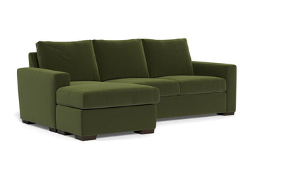 Mesa 101" Reversible Sofa Chaise - Dream Olive