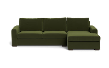 Mesa 123" Right Chaise Sectional - Dream Olive