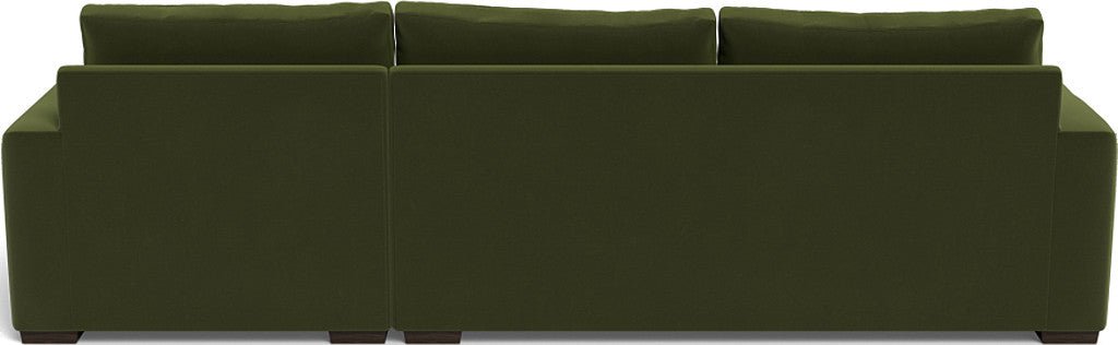 Mesa 123" Right Chaise Sectional - Dream Olive