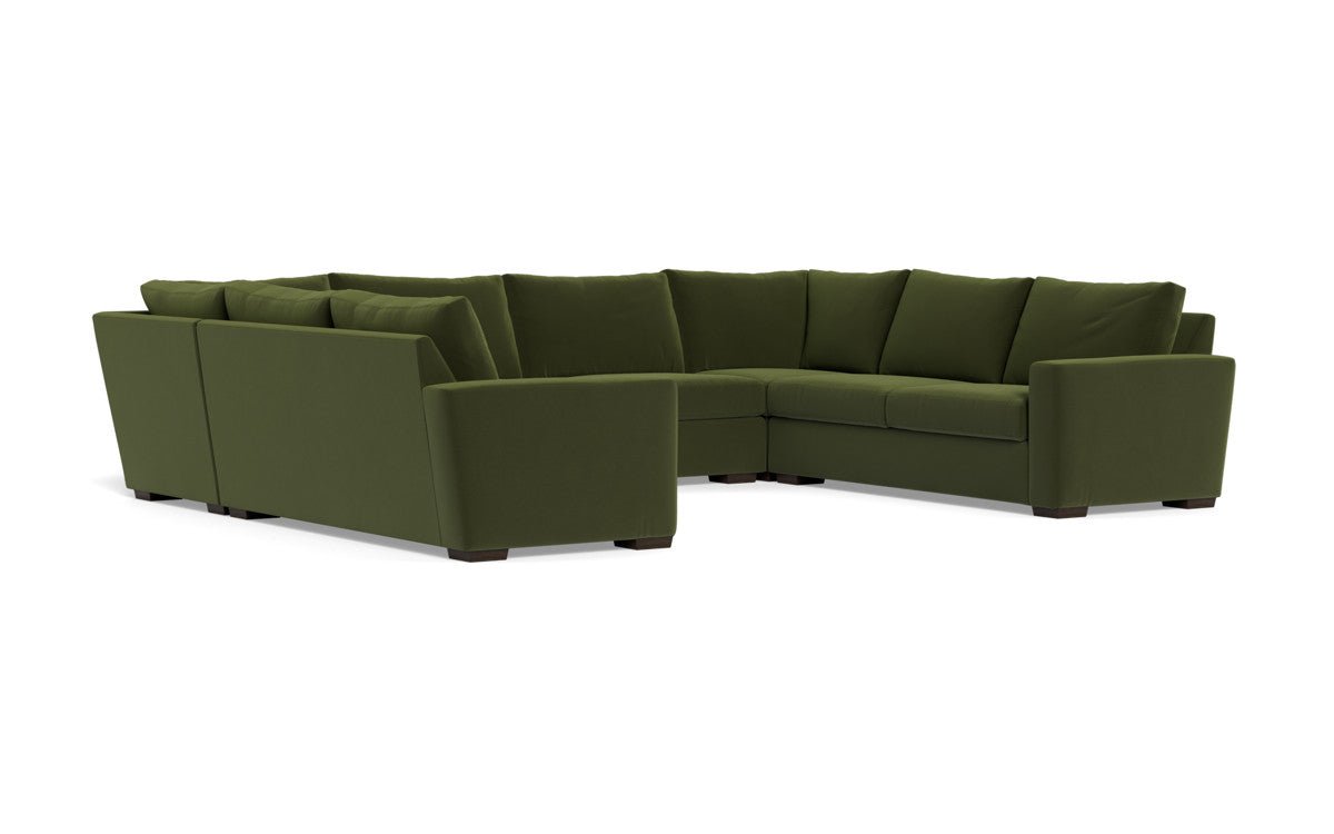 Mesa 154" Condo U Sectional - Dream Olive