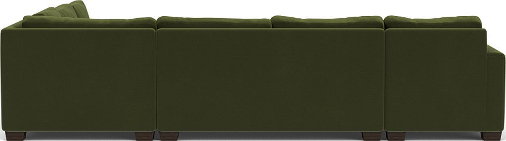 Track 141" Corner Sectionals w. Left Chaise - Dream Olive