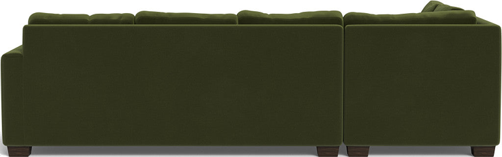Track 121" Left Chaise Sleeper Sectional - Dream Olive