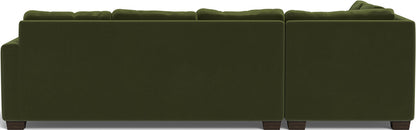 Track 121" Left Chaise Sleeper Sectional - Dream Olive