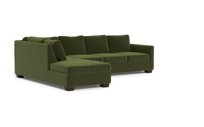 Track 121" Left Chaise Sleeper Sectional - Dream Olive