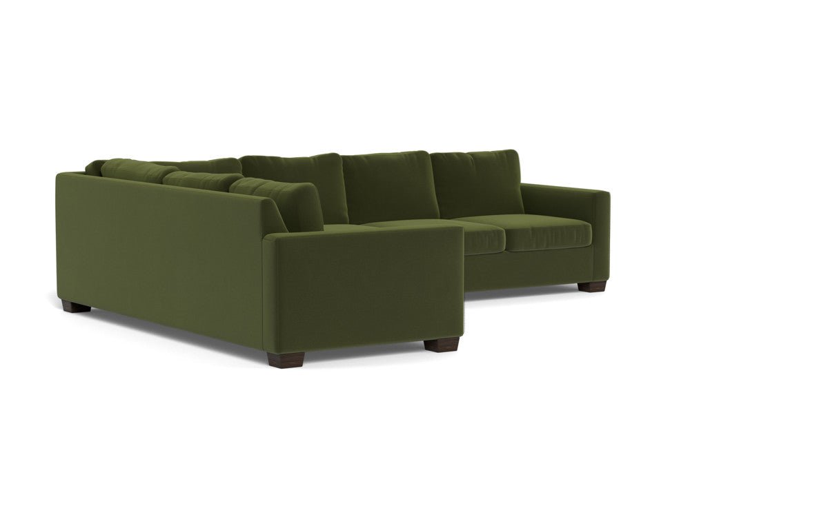 Track 121" Left Corner Sectional - Dream Olive