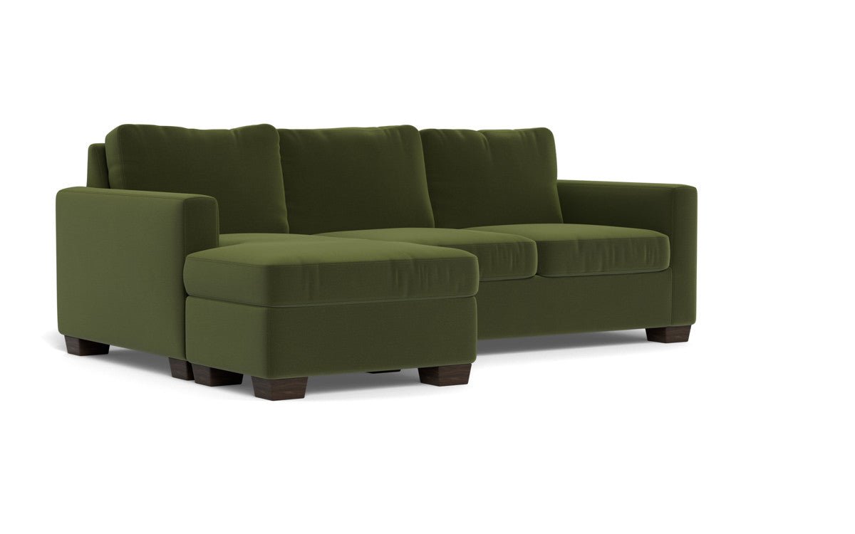 Track 87" Reversible Sofa Chaise - Dream Olive