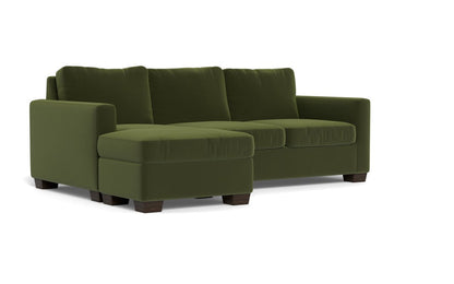 Track 87" Reversible Sofa Chaise - Dream Olive