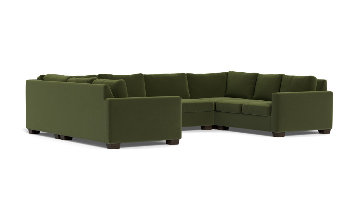 Track 141" Corner Sofa U Sectional - Dream Olive