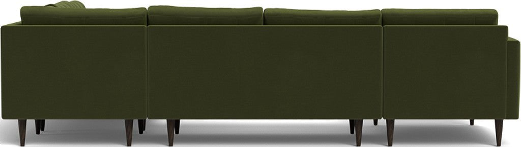 Wallace 130" Corner Sectionals w. Left Chaise - Dream Olive