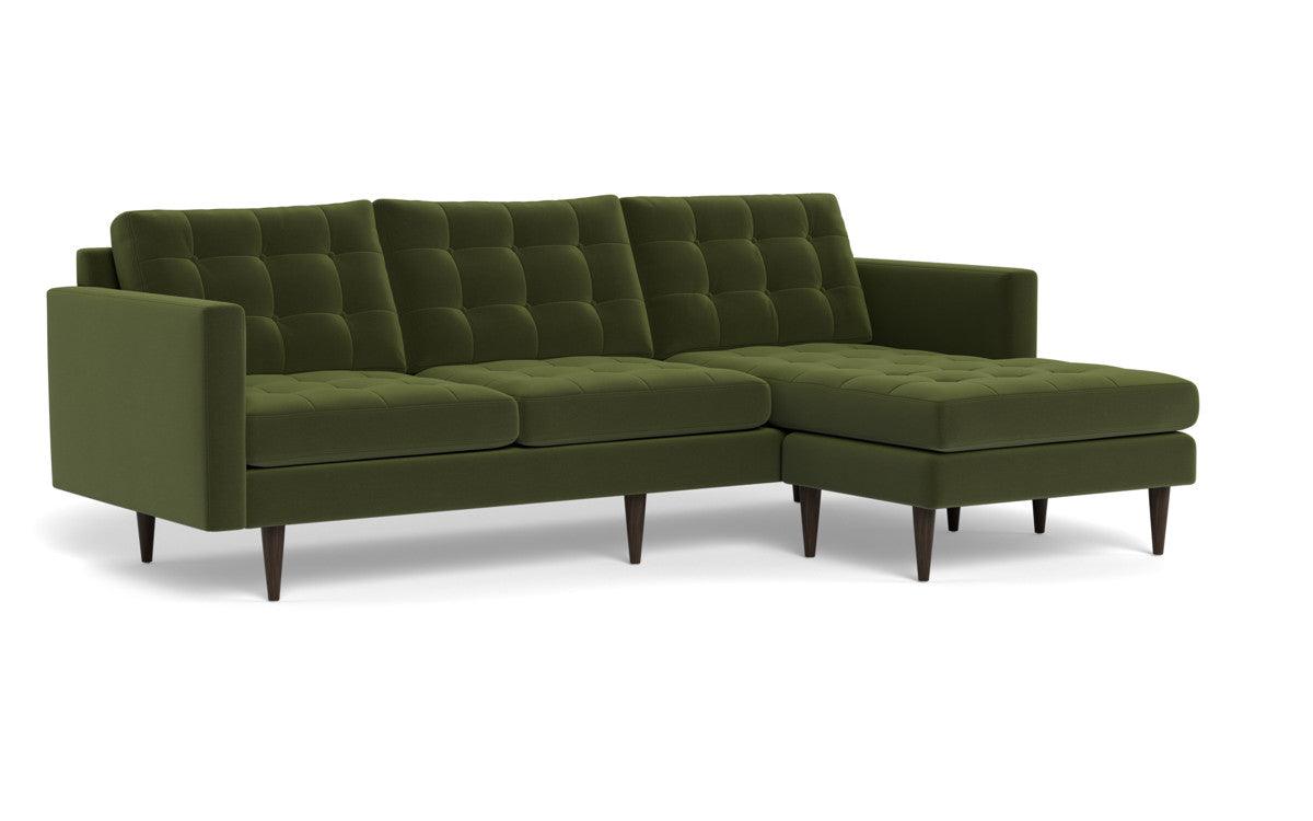 Wallace 98" Reversible Chaise Sofa - Dream Olive
