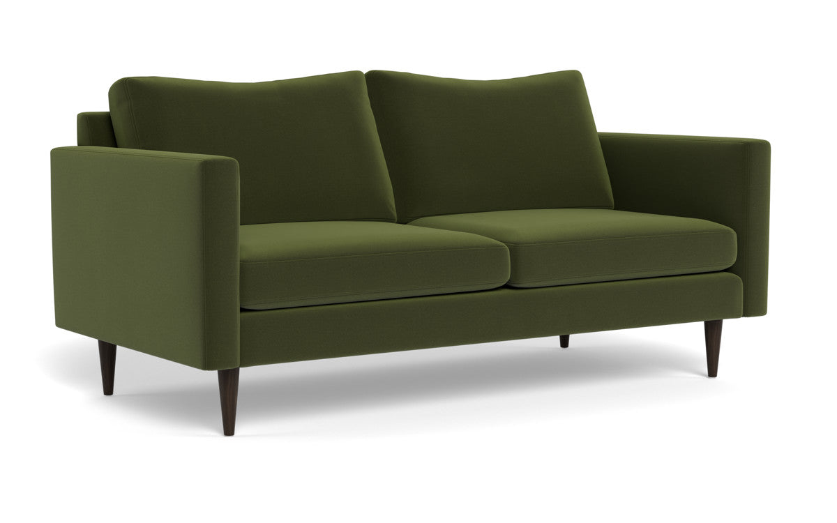 Wallace 74" Untufted Apartment Sofa - Dream Olive