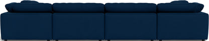 Fluffy 178" 4 Piece Sectional W/Double Otto - Dream Eclipse