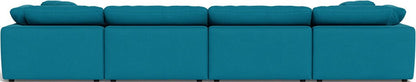 Fluffy 178" 4 Piece Sectional W/Double Otto - Dream Pool