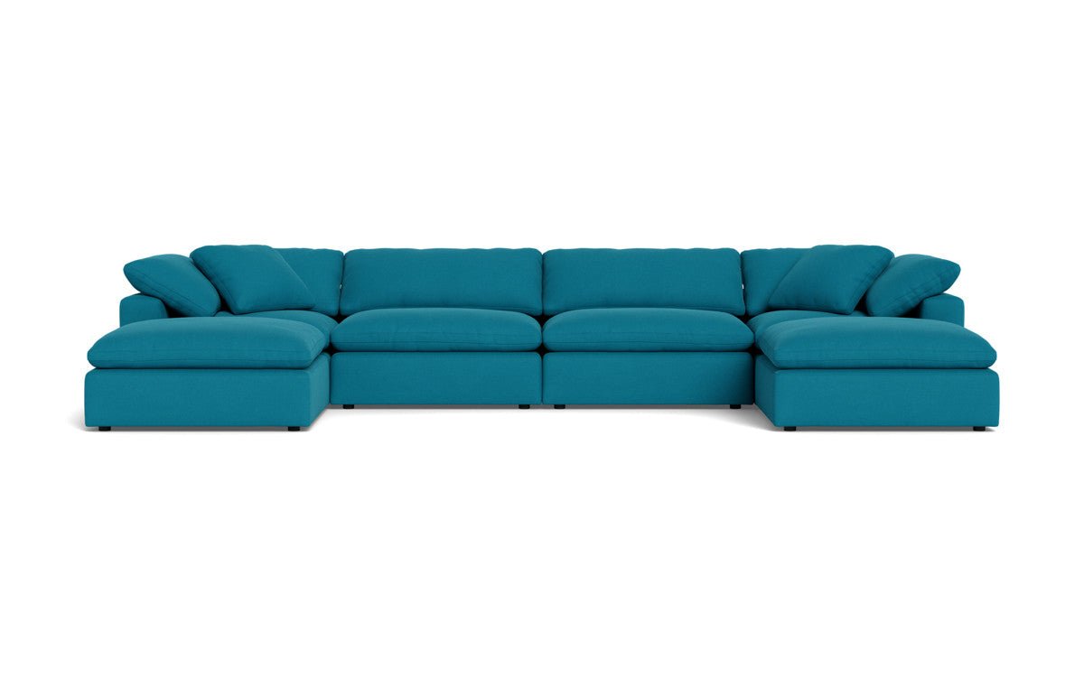Fluffy 178" 4 Piece Sectional W/Double Otto - Dream Pool