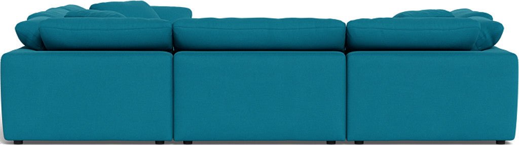 Fluffy 133.5" 6 Piece Sectional W/Ottoman - Dream Pool