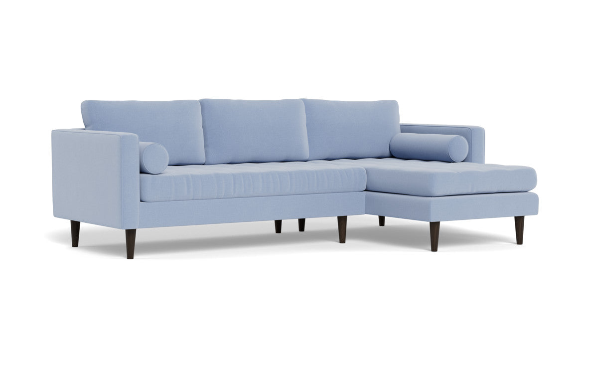 Ladybird 102" Right Chaise Sectional - Dream French Blue