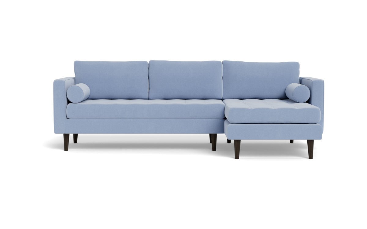 Ladybird 102" Right Chaise Sectional - Dream French Blue
