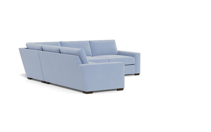 Mas Mesa 127" Deep Corner Sectional - Dream French Blue
