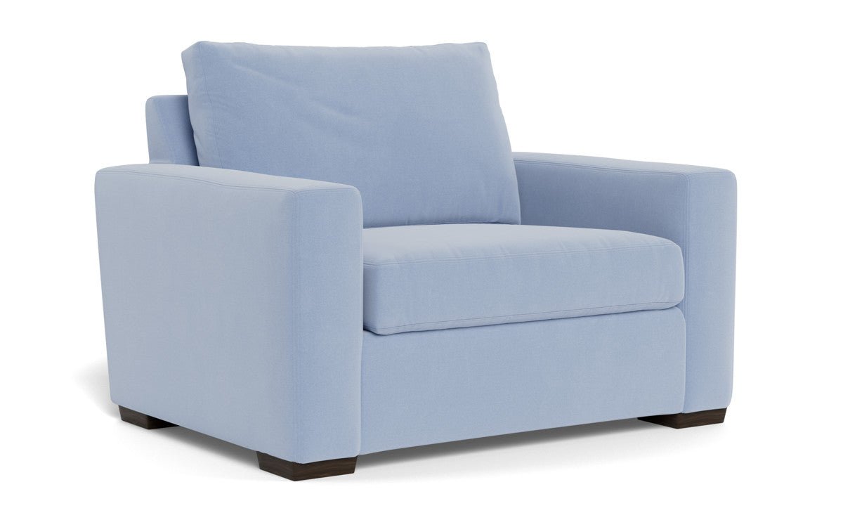 Mesa 52" Arm Chair - Dream French Blue