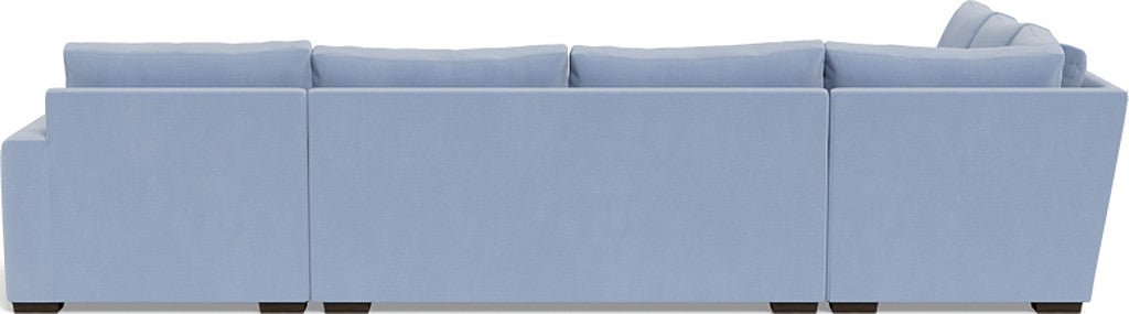 Mesa 156" Corner Sectionals w. Right Chaise - Dream French Blue