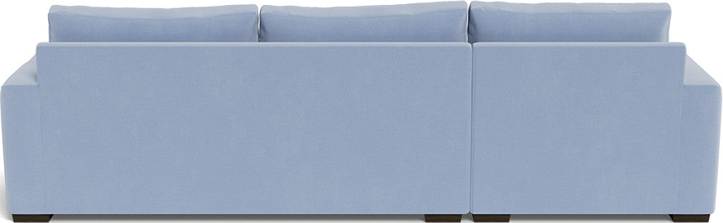 Mesa 123" Left Chaise Sectional - Dream French Blue