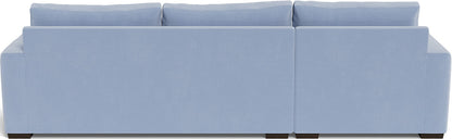 Mesa 123" Left Chaise Sectional - Dream French Blue