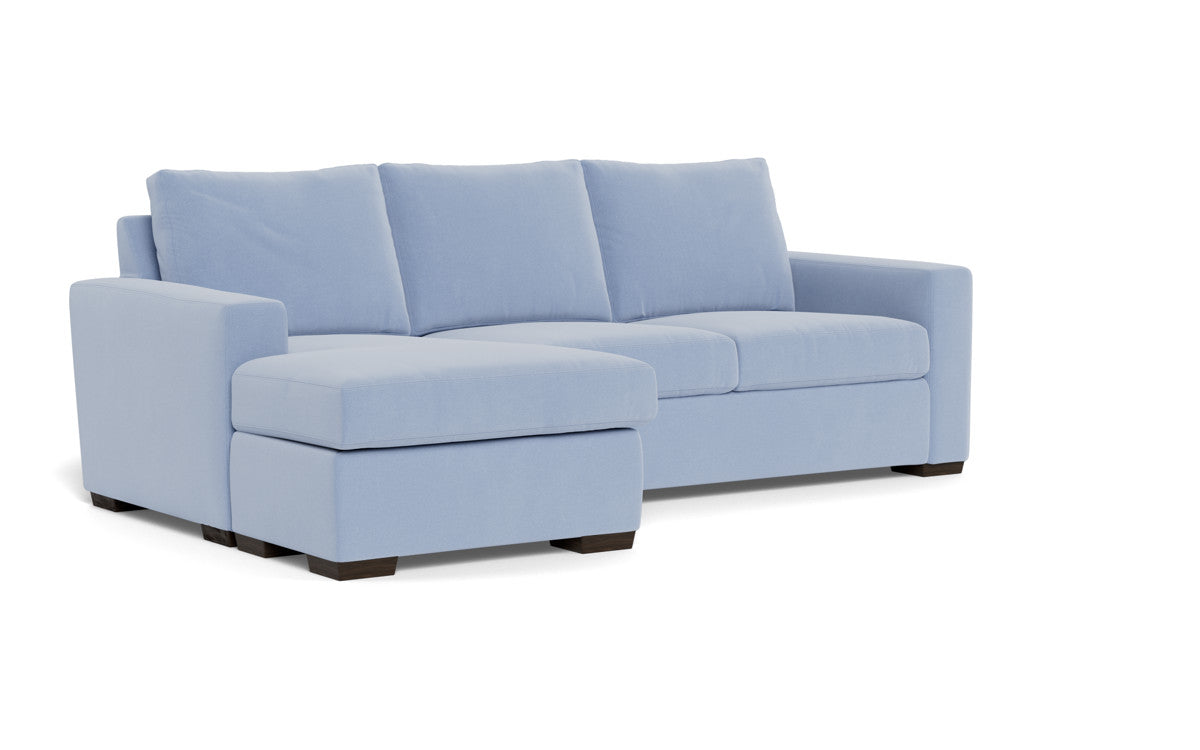 Mesa 101" Reversible Sofa Chaise - Dream French Blue