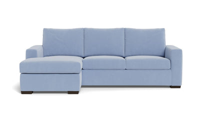 Mesa 101" Reversible Sofa Chaise - Dream French Blue