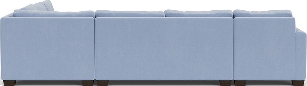 Track 141" Corner Sectionals w. Left Chaise - Dream French Blue