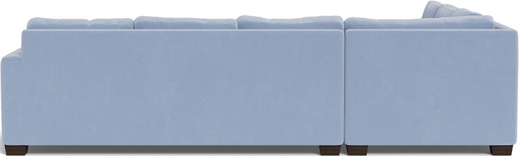 Track 121" Left Corner Sectional - Dream French Blue