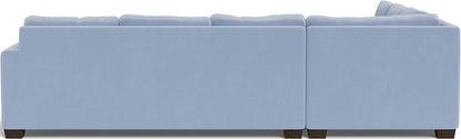 Track 121" Left Corner Sectional - Dream French Blue