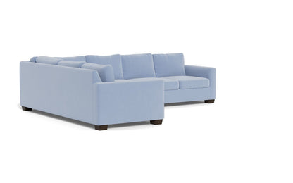 Track 121" Left Corner Sectional - Dream French Blue
