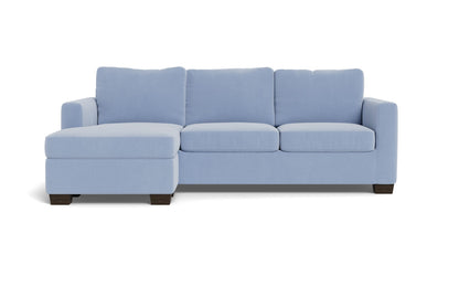 Track 87" Reversible Sofa Chaise - Dream French Blue