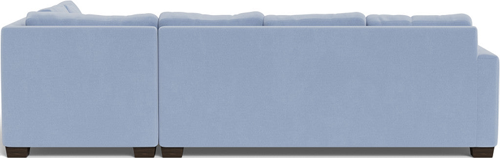 Track 121" Right Chaise Sleeper Sectional - Dream French Blue