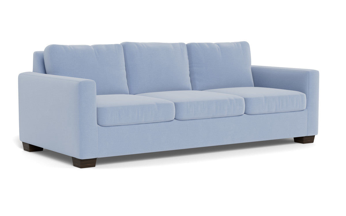 Track 87" Queen Sleeper Sofa - Dream French Blue