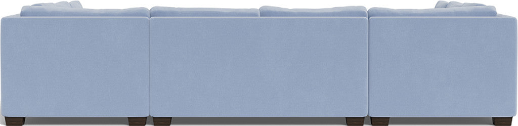 Track 141" Corner Sofa U Sectional - Dream French Blue