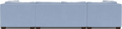 Track 141" Corner Sofa U Sectional - Dream French Blue