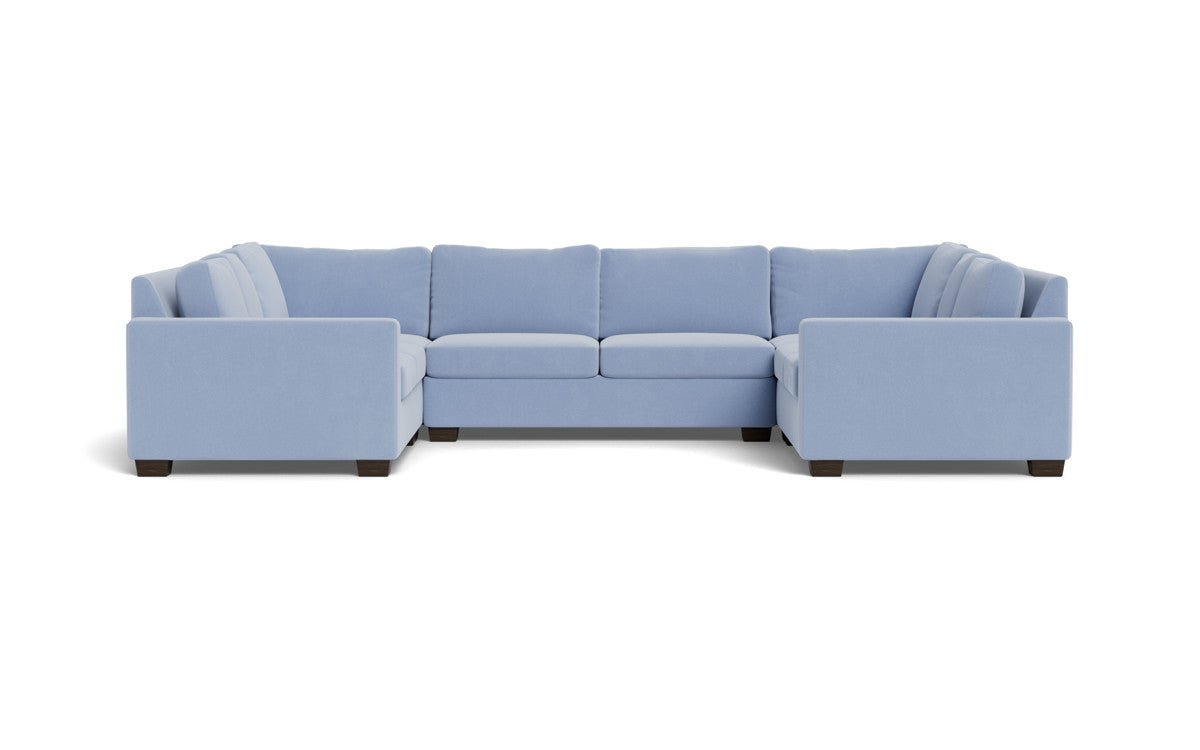 Track 141" Corner Sofa U Sectional - Dream French Blue
